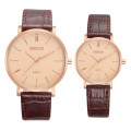 WEIQIN W23057 wholesale lovers' genuine leather quartz watch